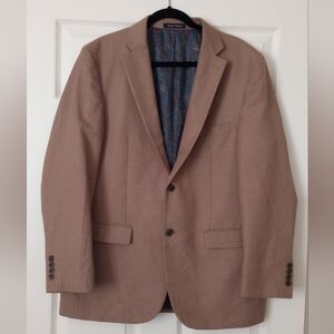 Allan Flusser Men Suite Jacket| Color: Brown| Size: Chest 45-46"